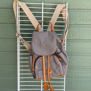 Dooney & Bourke gray nylon backpack